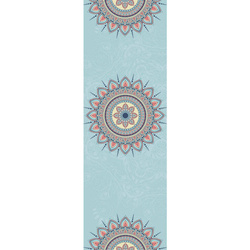 Yoga Handtuch Blaue Mandala Blüte