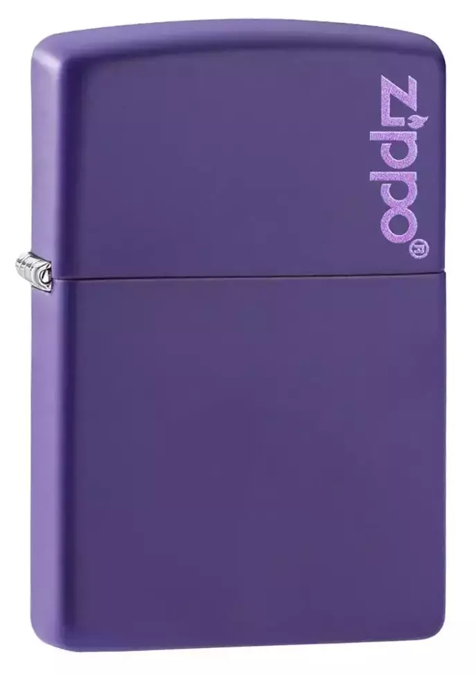 Zippo 237ZL Purple Matte Zippo Logo Feuerzeug